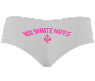 No White Boys - Queen Of Spades - White Boyshort