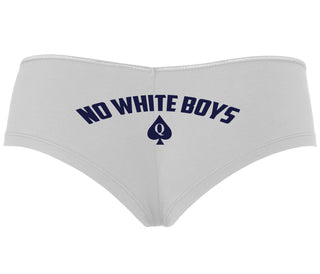 No White Boys - Queen Of Spades - White Boyshort
