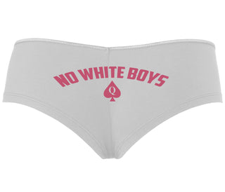 No White Boys - Queen Of Spades - White Boyshort