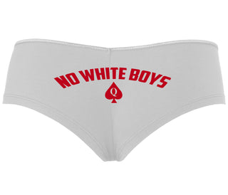 No White Boys - Queen Of Spades - White Boyshort