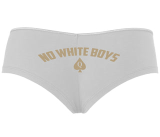 No White Boys - Queen Of Spades - White Boyshort