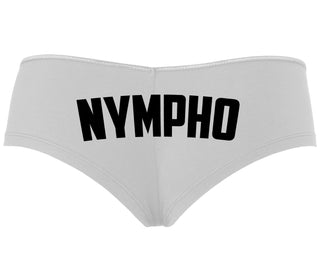 Nympho - White Boyshort