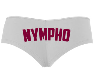 Nympho - White Boyshort