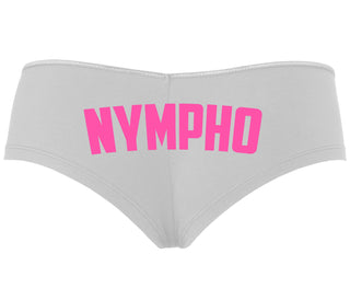 Nympho - White Boyshort