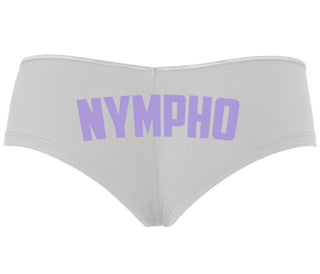 Nympho - White Boyshort