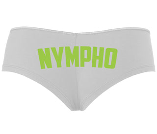 Nympho - White Boyshort