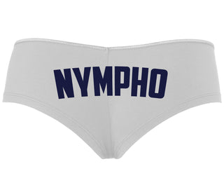 Nympho - White Boyshort
