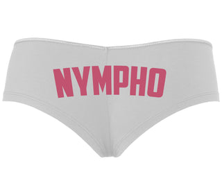 Nympho - White Boyshort
