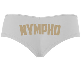 Nympho - White Boyshort
