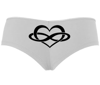 Polyamory Logo - White Boyshort