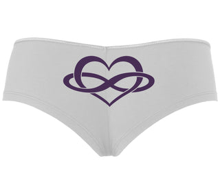 Polyamory Logo - White Boyshort