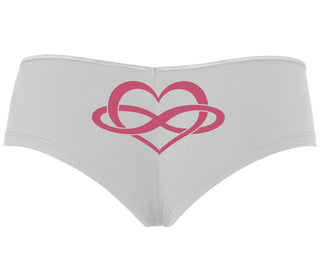 Polyamory Logo - White Boyshort