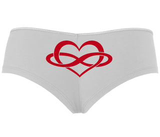 Polyamory Logo - White Boyshort