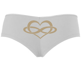 Polyamory Logo - White Boyshort