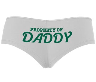 Property Of Daddy - White Boyshort