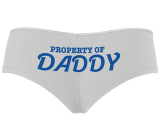 Property Of Daddy - White Boyshort
