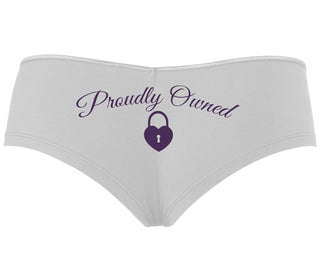 Proudly Owned - White Boyshort