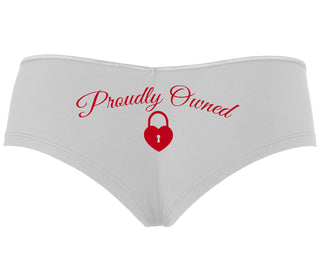 Proudly Owned - White Boyshort