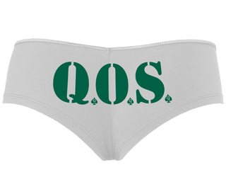 QOS - Queen of Spades - White Boyshort