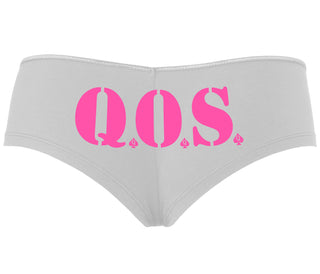 QOS - Queen of Spades - White Boyshort