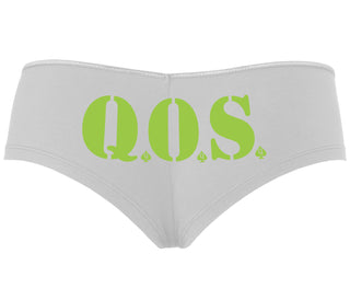 QOS - Queen of Spades - White Boyshort