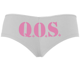 QOS - Queen of Spades - White Boyshort