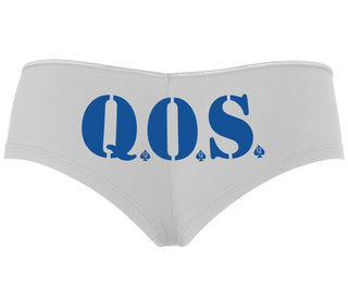 QOS - Queen of Spades - White Boyshort