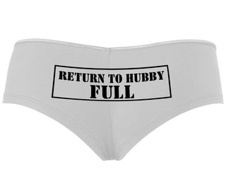 Return to Hubby Full - White Boyshort