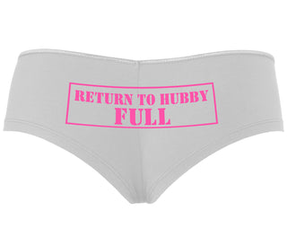 Return to Hubby Full - White Boyshort