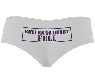 Return to Hubby Full - White Boyshort