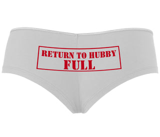 Return to Hubby Full - White Boyshort