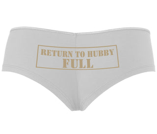 Return to Hubby Full - White Boyshort
