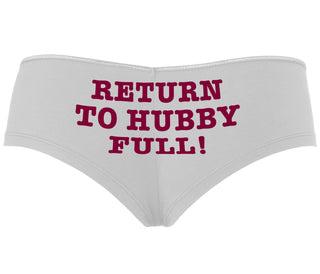 Return to Hubby Full - White Boyshort