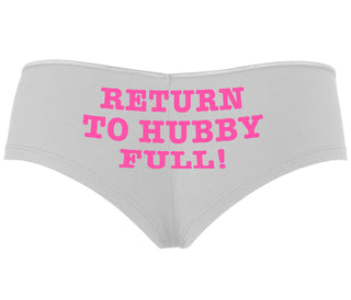 Return to Hubby Full - White Boyshort