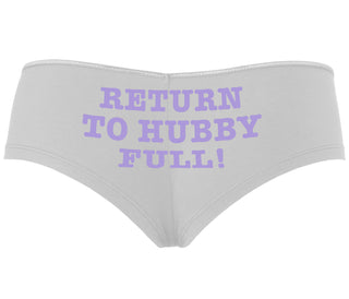 Return to Hubby Full - White Boyshort