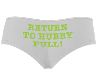 Return to Hubby Full - White Boyshort