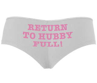 Return to Hubby Full - White Boyshort