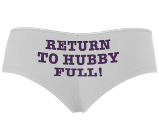 Return to Hubby Full - White Boyshort