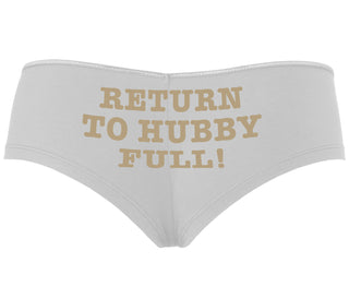 Return to Hubby Full - White Boyshort
