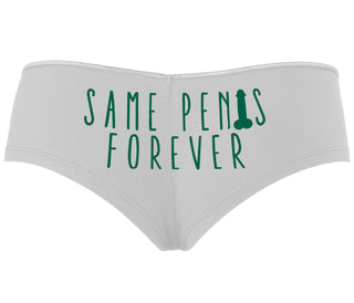 Same Penis Forever - White Boyshort