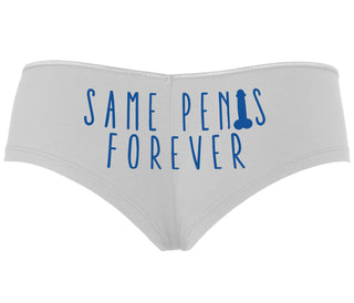 Same Penis Forever - White Boyshort