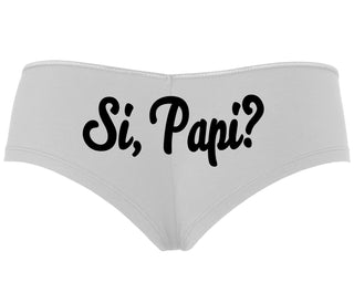 Si Pappi - Yes Daddy - White Boyshort