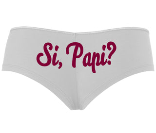 Si Pappi - Yes Daddy - White Boyshort
