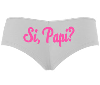 Si Pappi - Yes Daddy - White Boyshort
