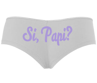 Si Pappi - Yes Daddy - White Boyshort