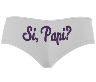 Si Pappi - Yes Daddy - White Boyshort