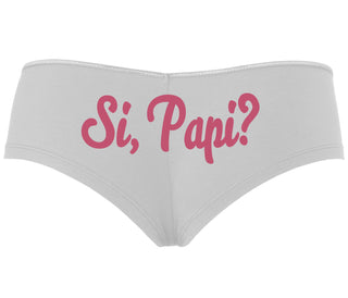 Si Pappi - Yes Daddy - White Boyshort