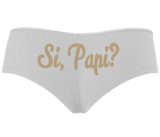 Si Pappi - Yes Daddy - White Boyshort