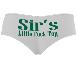 Sir's Little Fuck Toy - White Boyshort
