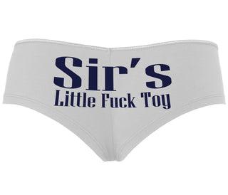 Sir's Little Fuck Toy - White Boyshort
